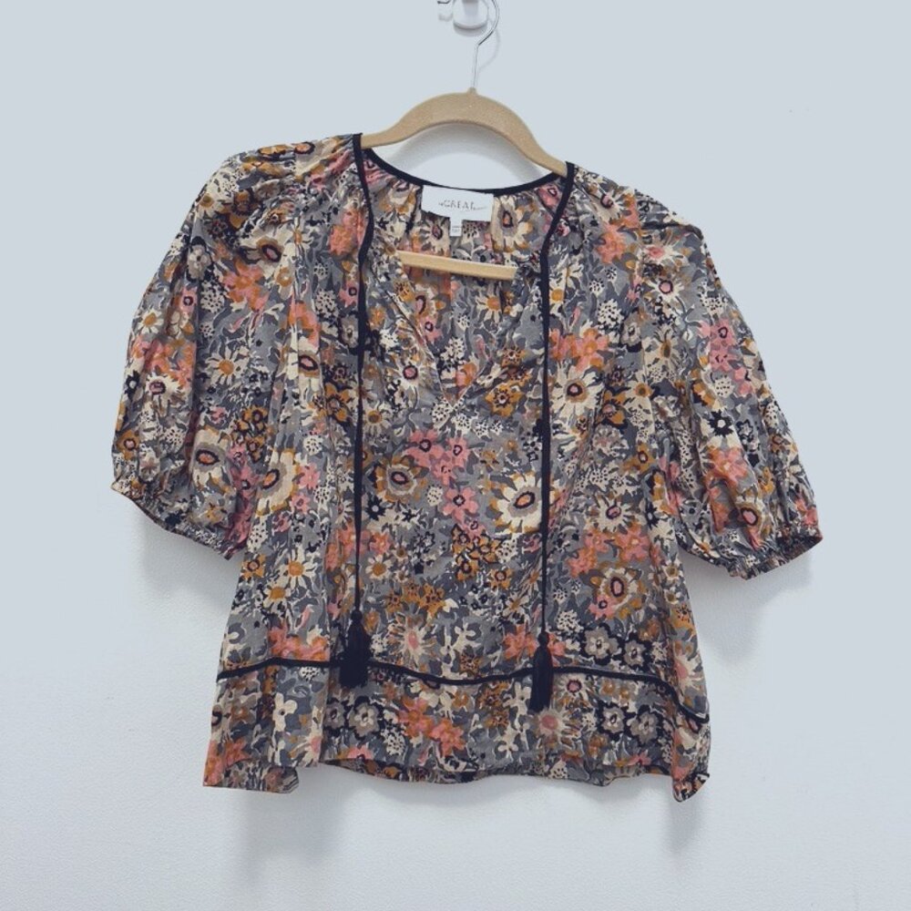 The Great. Wildflower blouse.